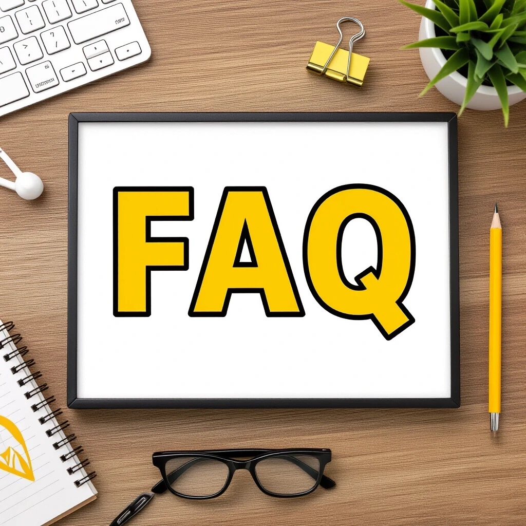 icon picture "question" for faq site. yellow color black border, fantastic style, 250x400 — работа пользователя Сверхестественный Реактор