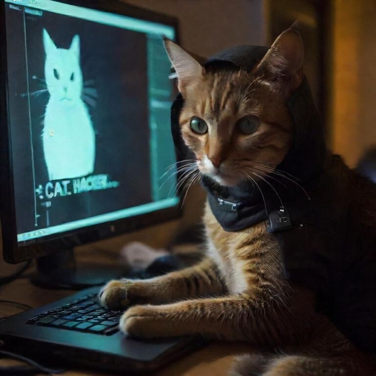 Котики хакеры — работа пользователя Странная Секунда