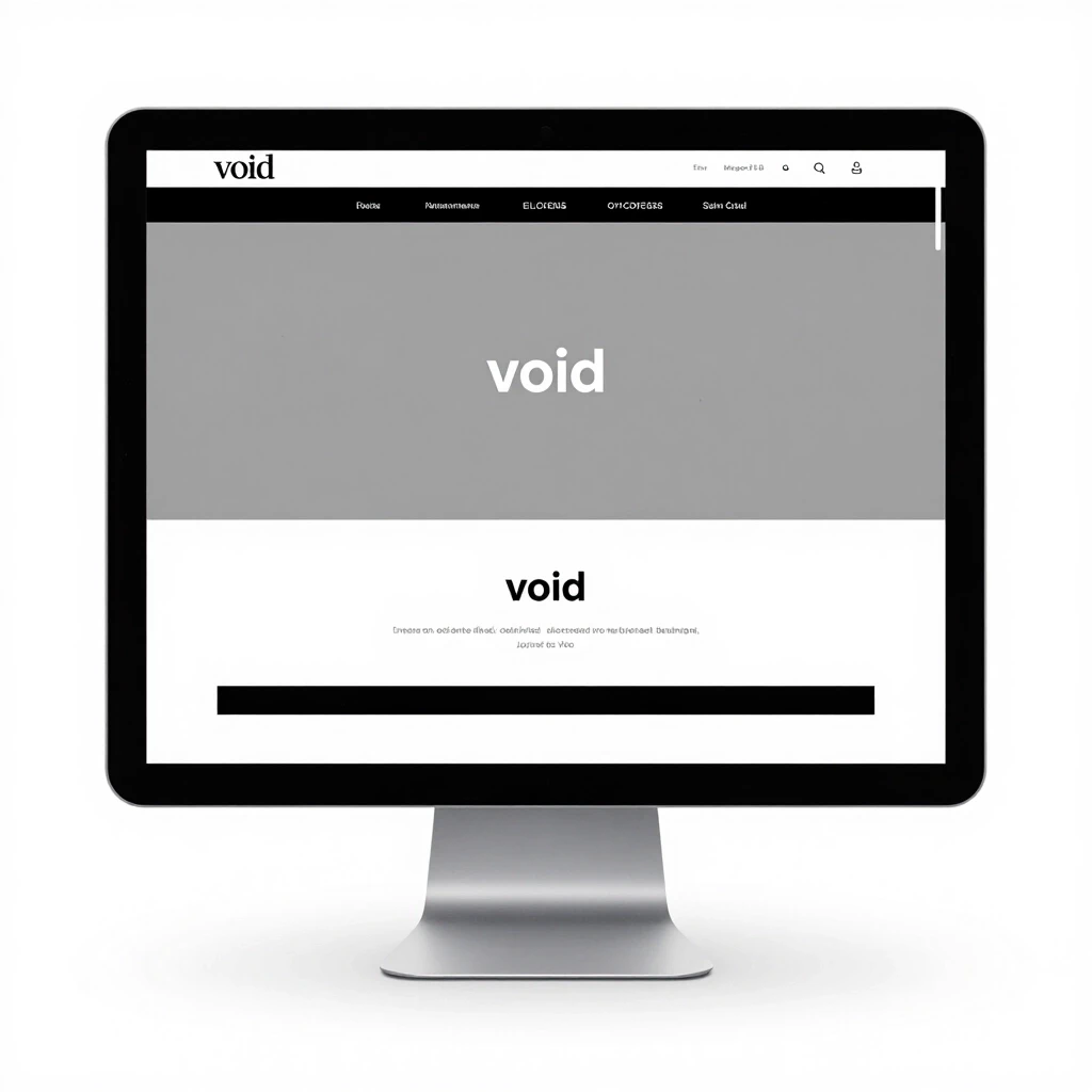 картинку blank wordpress theme "void" — работа пользователя Сверхестественный Реактор
