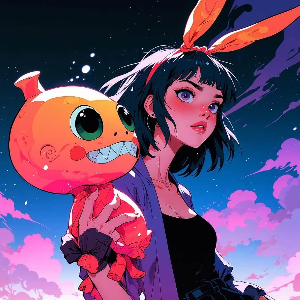 Anime Niji Style FLUX — LoRA для генерации изображений