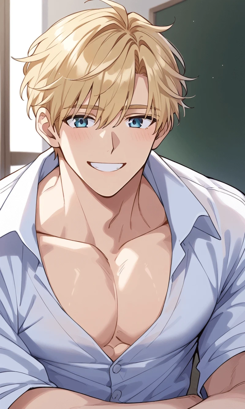 Muscle Body Male XL / Style Manhwa — LoRA для генерации изображений