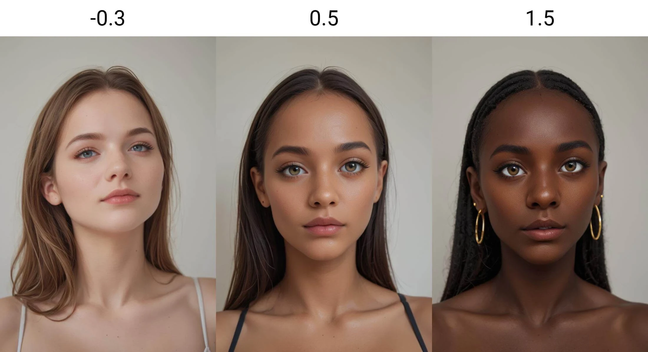 Skin Color Slider — LoRA для генерации изображений
