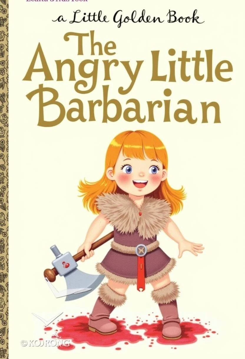 Little Golden Book — LoRA для генерации изображений