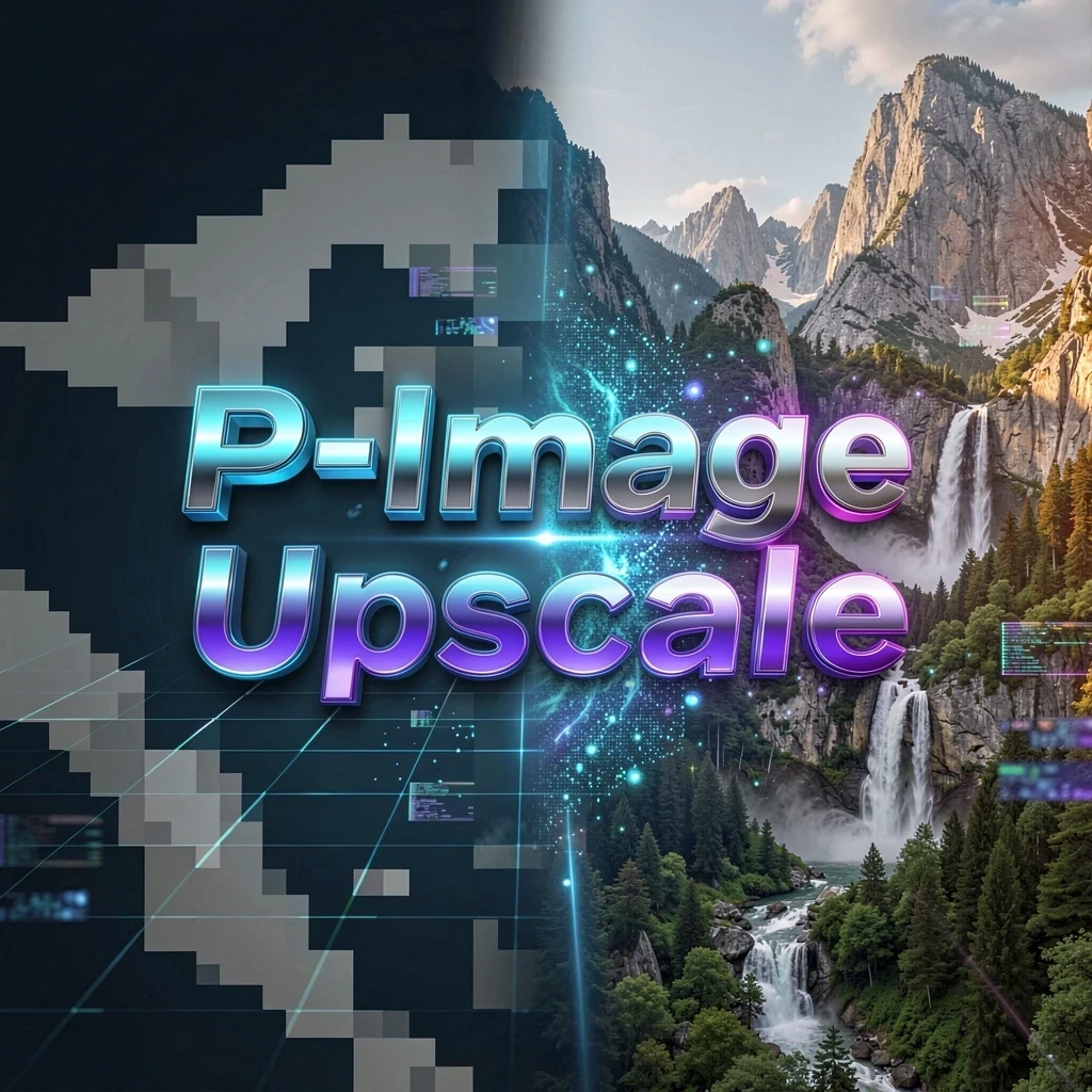 P-Image Upscale — AI-модель генерации изображений