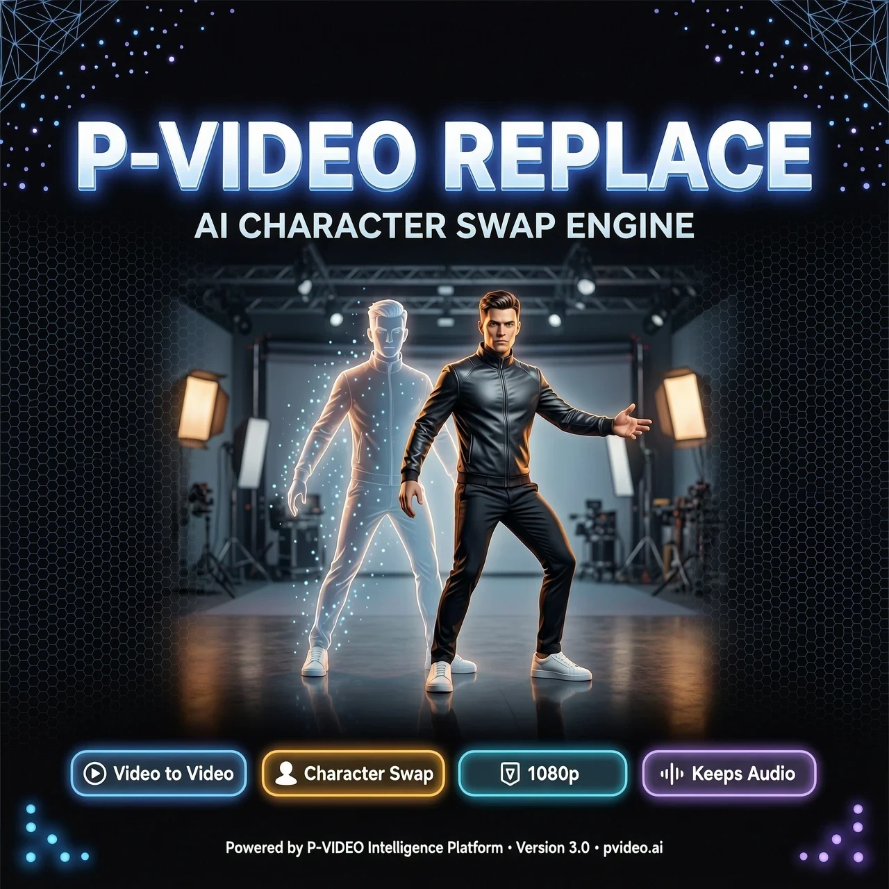 P-Video-Replace — AI-модель генерации видео