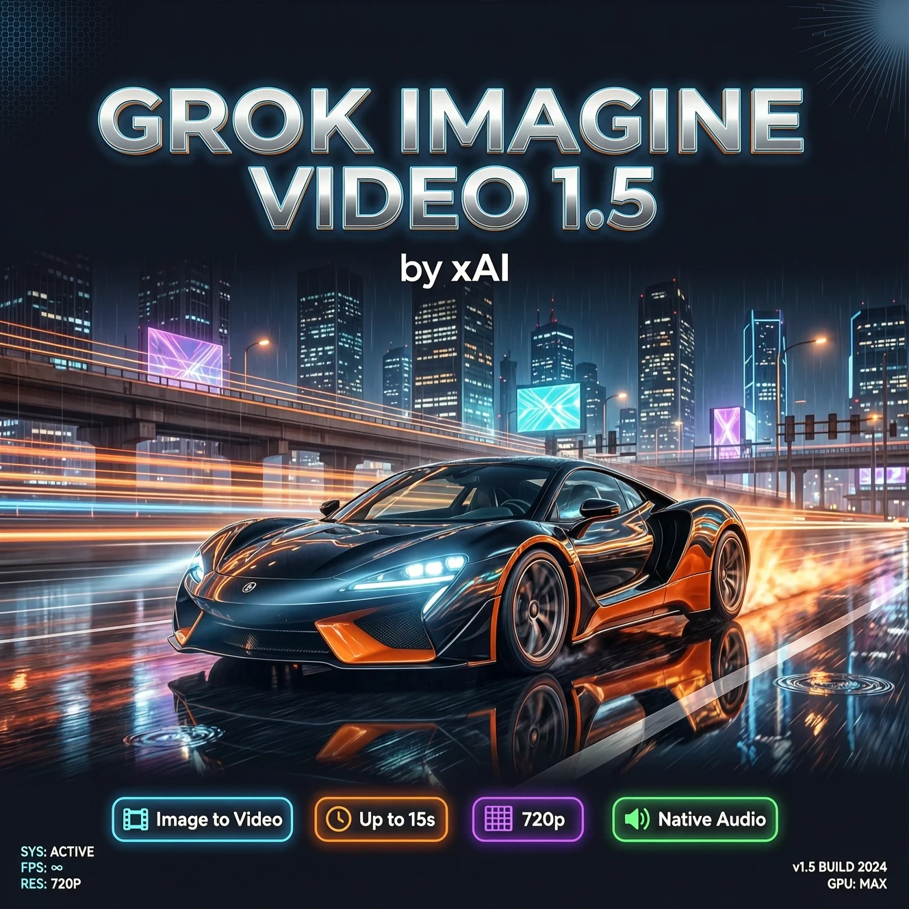 Grok Imagine Video 1.5 — AI-модель генерации видео