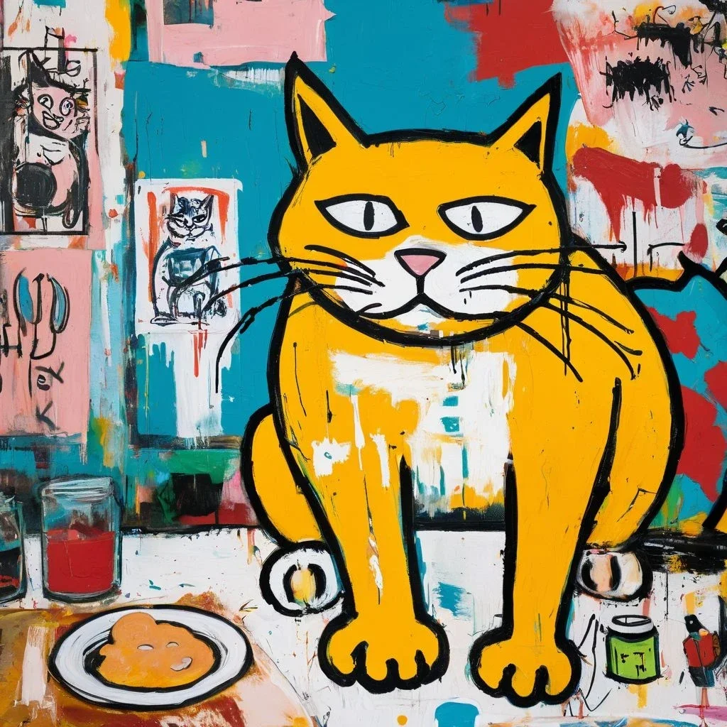 Basquiat's Energetic Neo-Expressionism — стиль генерации изображений