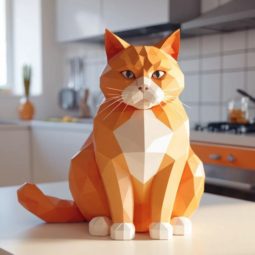 Low-Poly Art Style — стиль генерации изображений