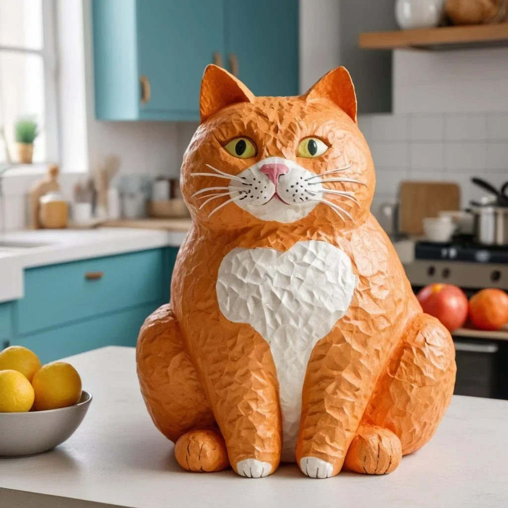Paper Mache Sculpture Style — стиль генерации изображений