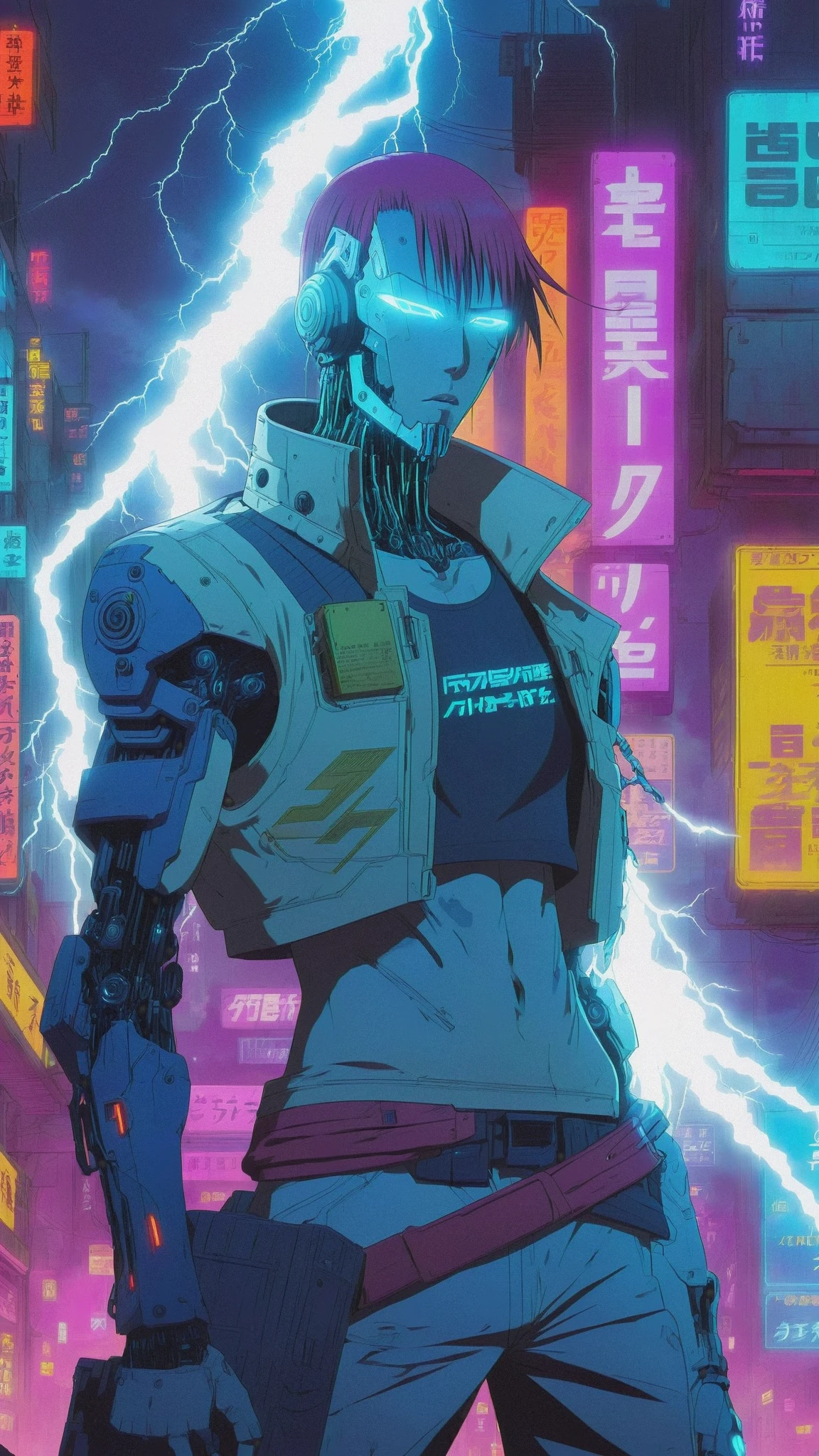 Cyberpunk Anime Style — LoRA для генерации изображений